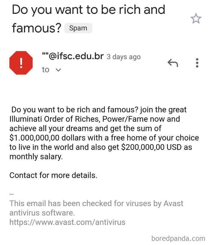I Rarely Get Scam Emails But... When I Do