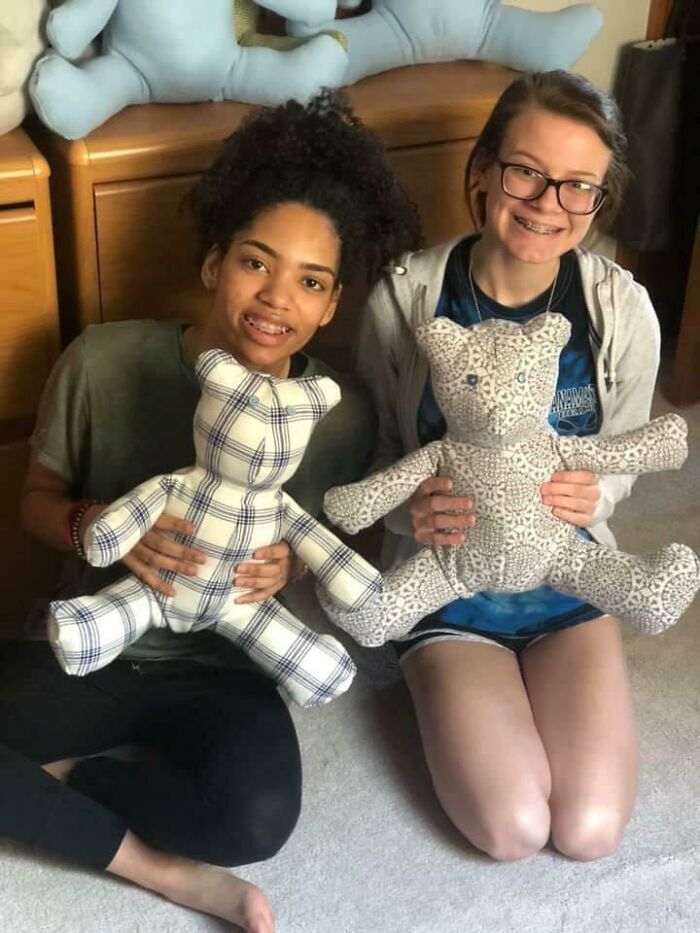 My Daughter And Her School FCCLA Group Made Over 300 Teddy Bears And Donated To Orphanages, St. Louis Childrens Hospital, And Cardinal Glennon (Another Local Children’s Hospital). So Proud Of This Girl