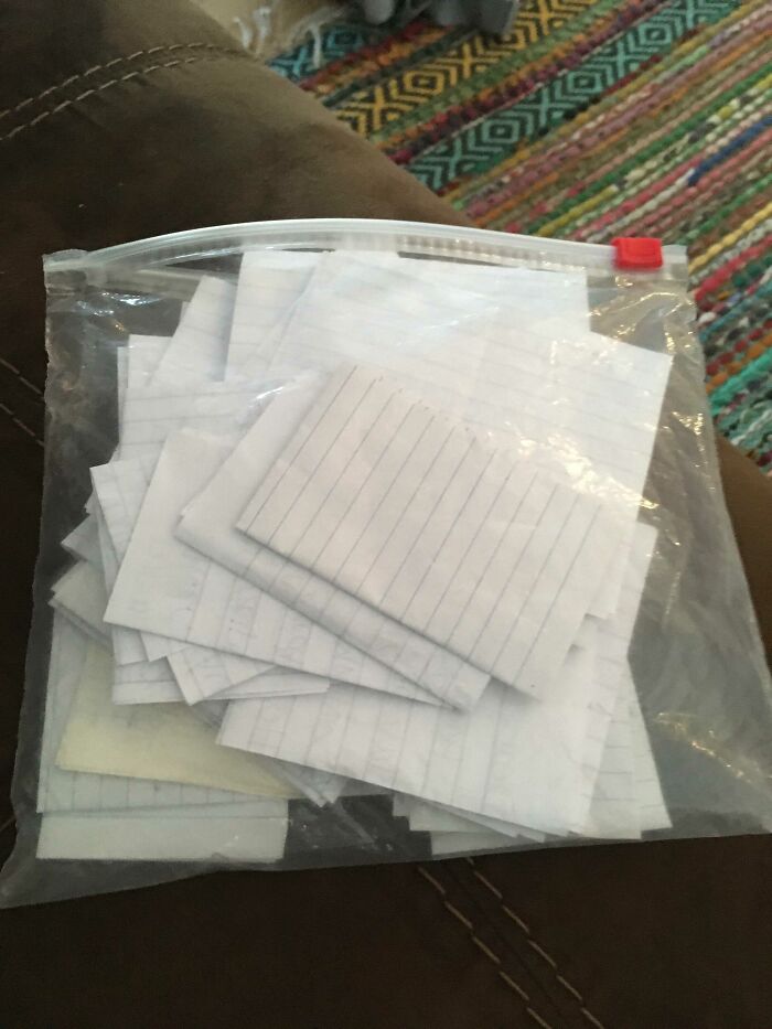 I Put A Note In My Son’s Lunch Everyday. Today At Parent/Teacher Conferences I Found Out That He Keeps Every One