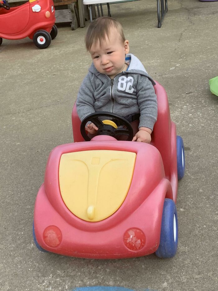 Middle Aged Man Headed To A Job He Hates