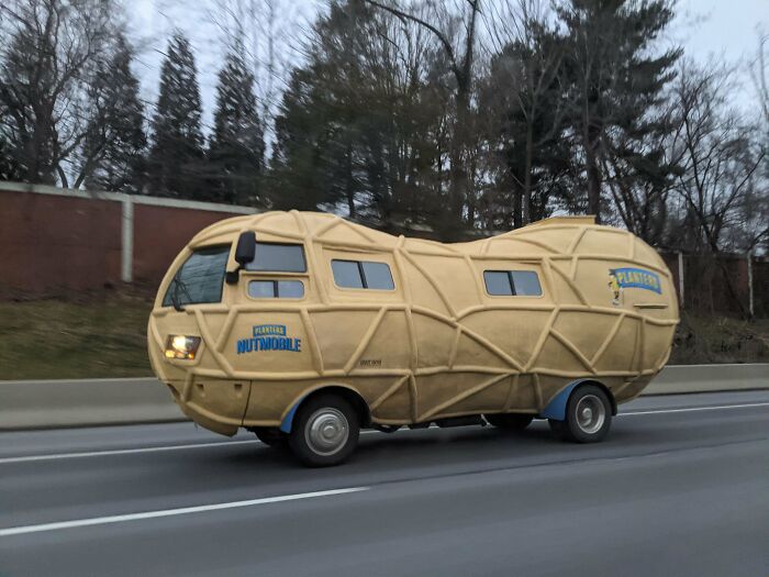 I Passed "The Nut Mobile" Today While Driving