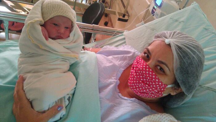 Baby Niece Is 2 Hours Old And Already So Done With 2020