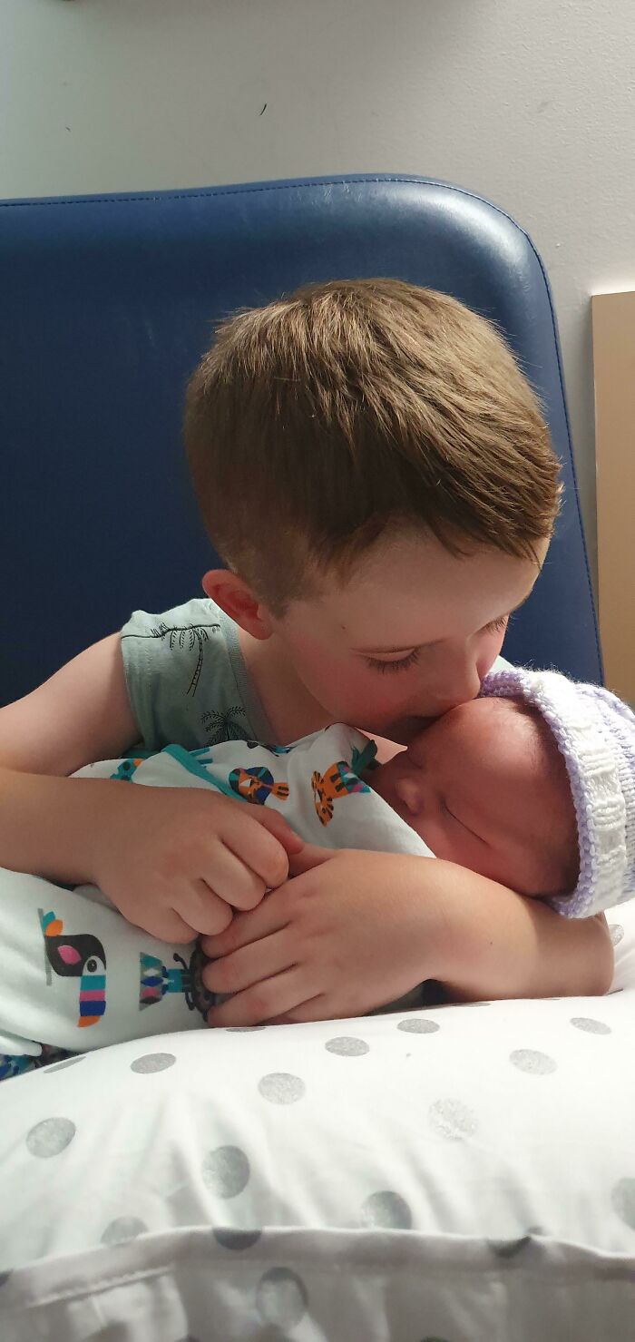 Watching My Son Meet His Brand New Baby Sister Today Has Gotta Be The Greatest Moment Of My Entire Life
