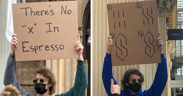 ‘Dude With Sign’ Has 7.4 Million Followers For Protesting Annoying Everyday Things With Funny Signs (40 New Pics)