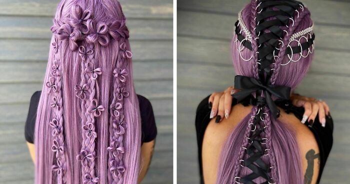 Hairstylist Makes People Look Like They’re Protagonists In Some Fantasy Universe (30 Pics)