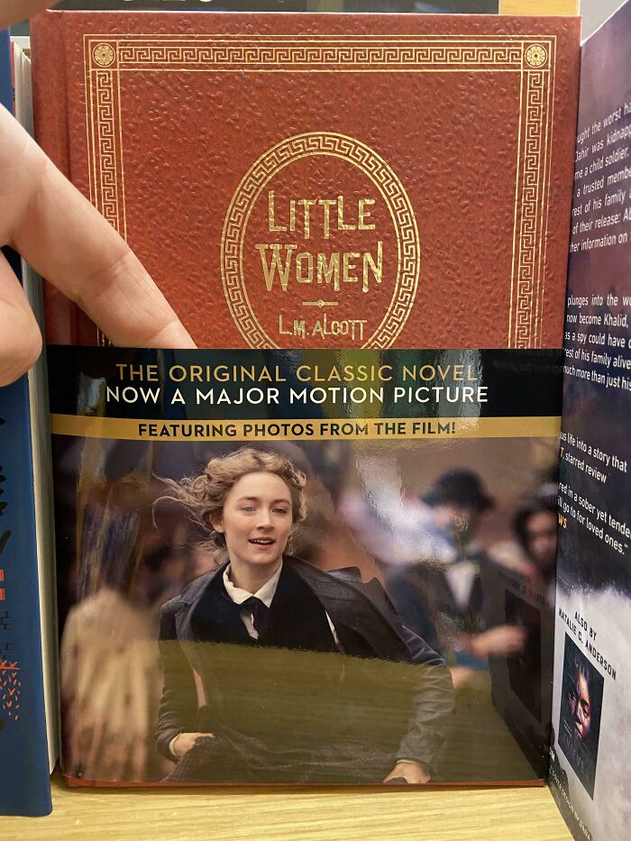 A Very Non-A-Hole Way To Include The Movie-Based Cover On Books