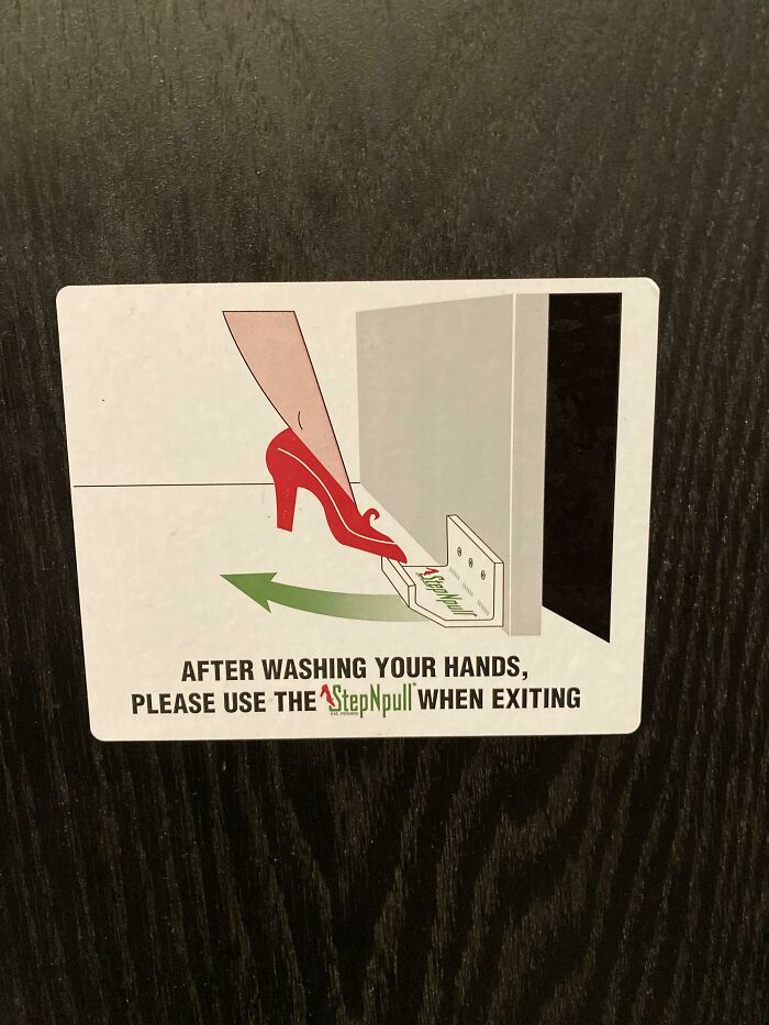 Local Bar Saving You From Having To Touch The Dirty Door Handle