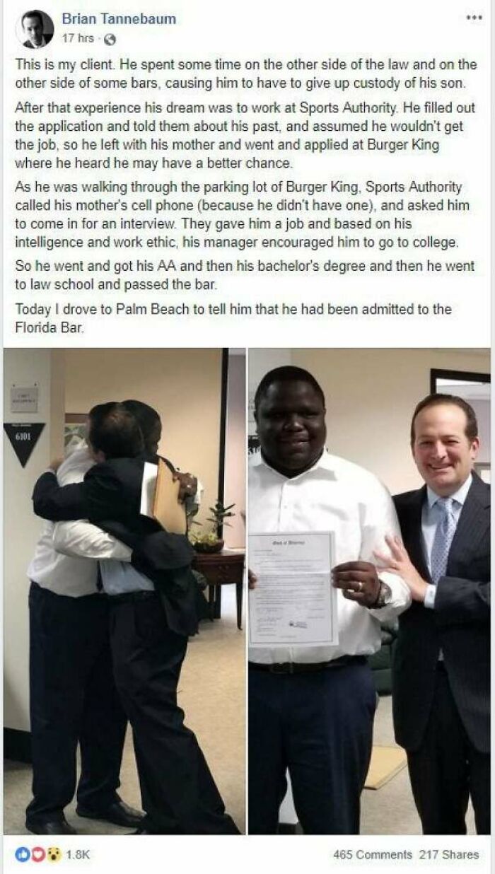 Everybody Deserves A Second Chance