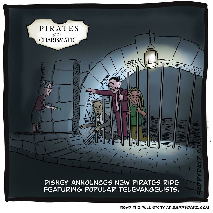 Disney Announces New Pirates Ride Featuring Popular Televangelists