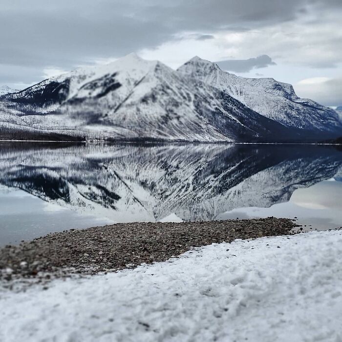 Lake Mcdonald In Glacier National Park