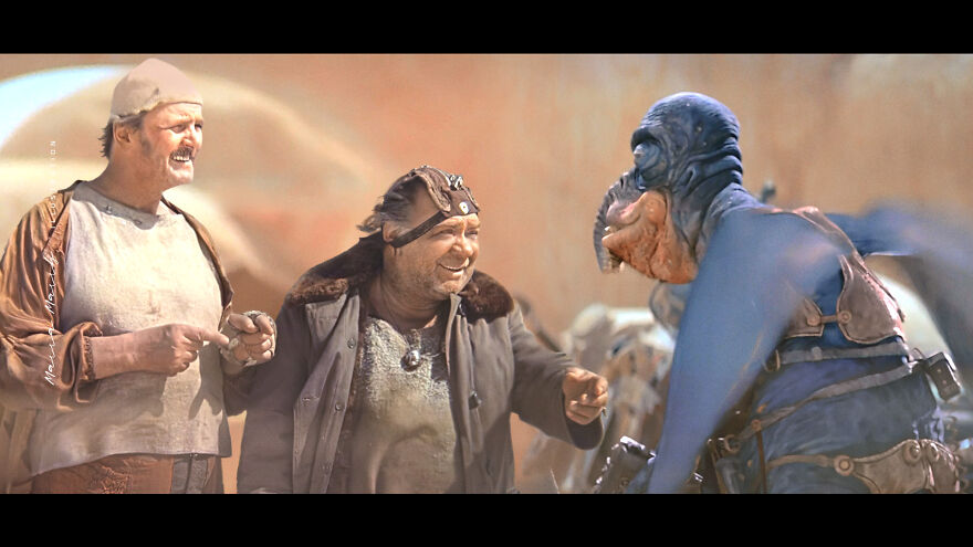 What If ... The Events Of My Favorite Film "Kin-Dza-Dza" Would Not Take Place On Plyuk, But In The Star Wars Universe, On Tatooine?