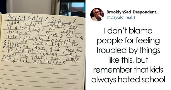 7-Year-Old’s Depressing Poem About Zoom School Goes Viral And People On Twitter Adore It