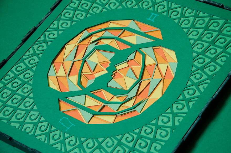 I Made A Paper Cut Illustration For Each Of The Zodiacs I Made A Paper Cut Illustration For Each Of The Zodiacs