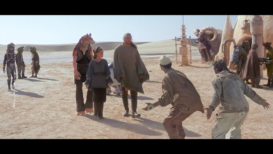 What If ... The Events Of My Favorite Film "Kin-Dza-Dza" Would Not Take Place On Plyuk, But In The Star Wars Universe, On Tatooine?