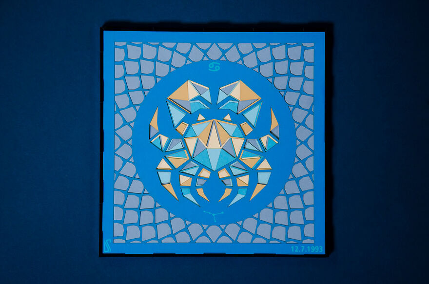 I Made A Paper Cut Illustration For Each Of The Zodiacs I Made A Paper Cut Illustration For Each Of The Zodiacs