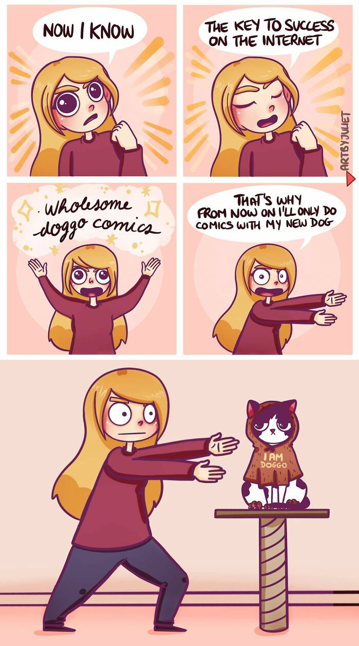 Artist Makes Comics That Are The Face Of Every Girl