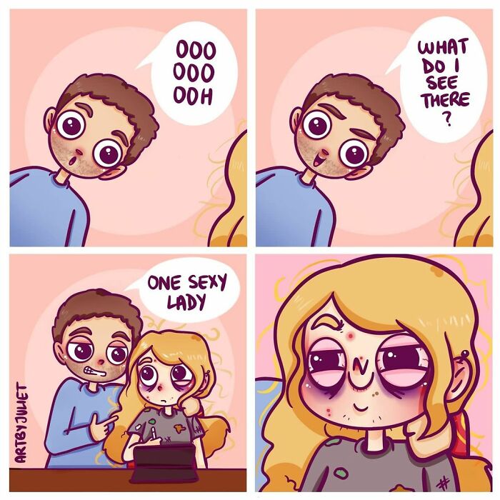 Artist Makes Comics That Are The Face Of Every Girl