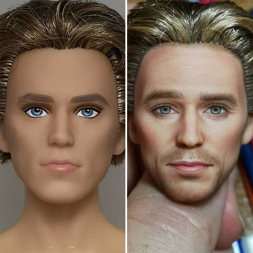 Artist Remakes The Dolls' Makeups To Make Them More Realistic