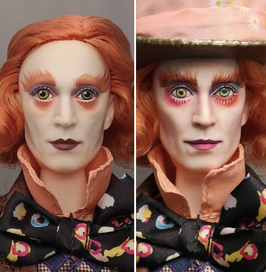 Artist Remakes The Dolls' Makeups To Make Them More Realistic