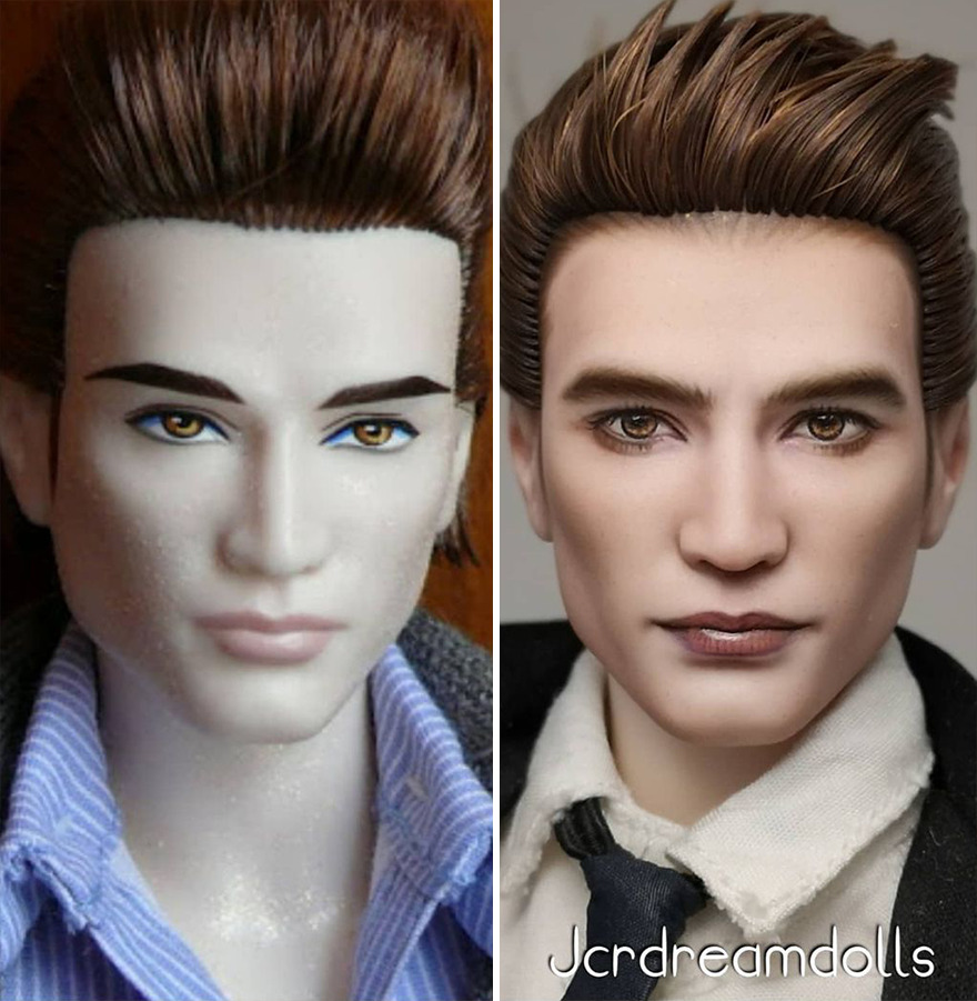 Artist Remakes The Dolls' Makeups To Make Them More Realistic