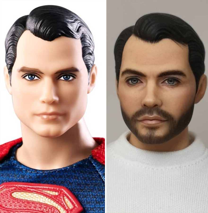 Artist Remakes The Dolls' Makeups To Make Them More Realistic