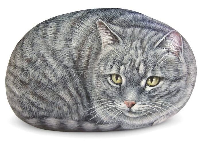 Hand-Painted-Rocks-Stone-Art-Animals-Robertorizzoart