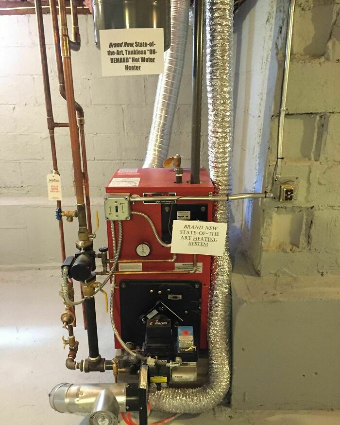 So Many Things Wrong! Should We Start With The ‘State Of Art’ Non Code Compliant Flue Pipe Or The Fact That The Expansion Tank Is Not A Water Heater?