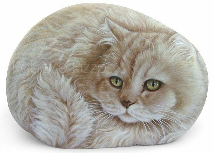 Hand-Painted-Rocks-Stone-Art-Animals-Robertorizzoart