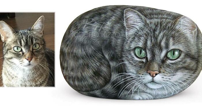 Hand-Painted-Rocks-Stone-Art-Animals-Robertorizzoart