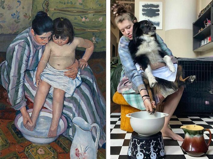 The Child’s Bath, 1893
the Child’s Bath, 2020
#betweenartandquarantine
#tussenkunstenquarantaine