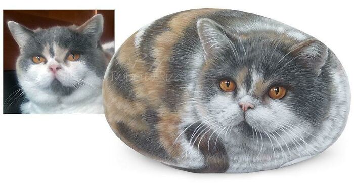 Hand-Painted-Rocks-Stone-Art-Animals-Robertorizzoart