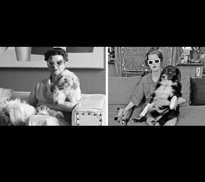 Portrait Of Peggy Guggenheim, 1955
portrait Of Eliza Reinhardt, 2020
#tussenkunstenquarantaine #betweenartandquarantine #gettymuseumchallenge