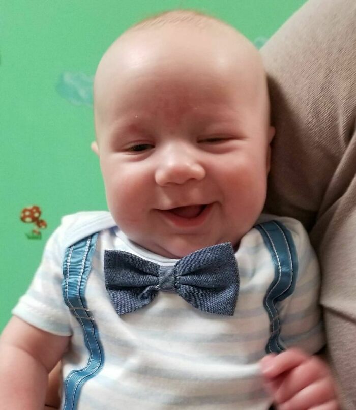 This Little Grandpa Was 3 Months Yesterday