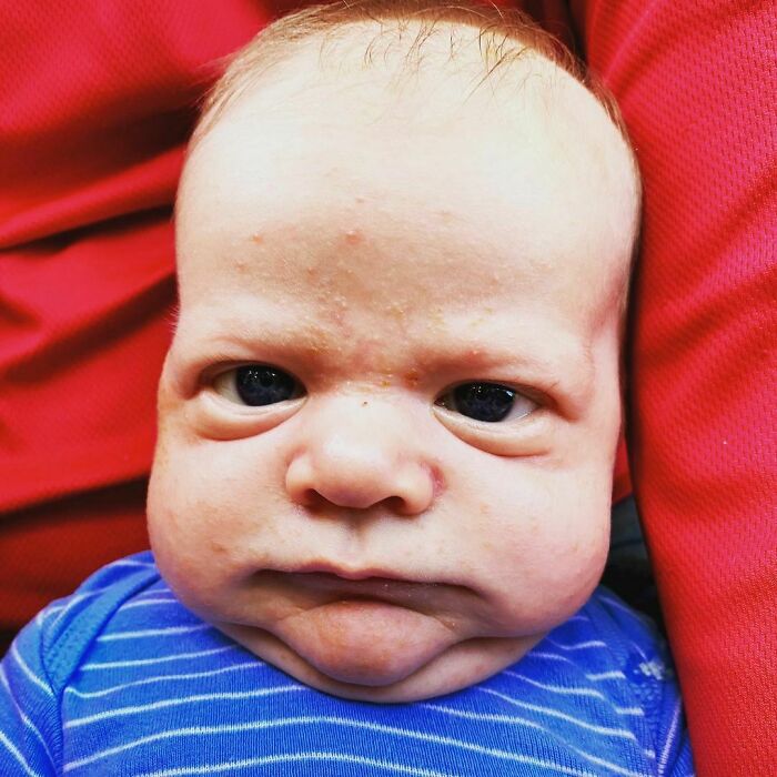 Unimpressed Judgey Old Man Baby