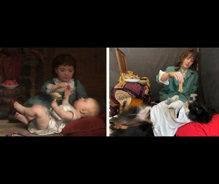 Temptation, 1884
temptation, 2020
by Seymour Joseph Guy @newfieldstoday
#tussenkunstenquarantaine #betweenartandquarantine #gettymuseumchallenge