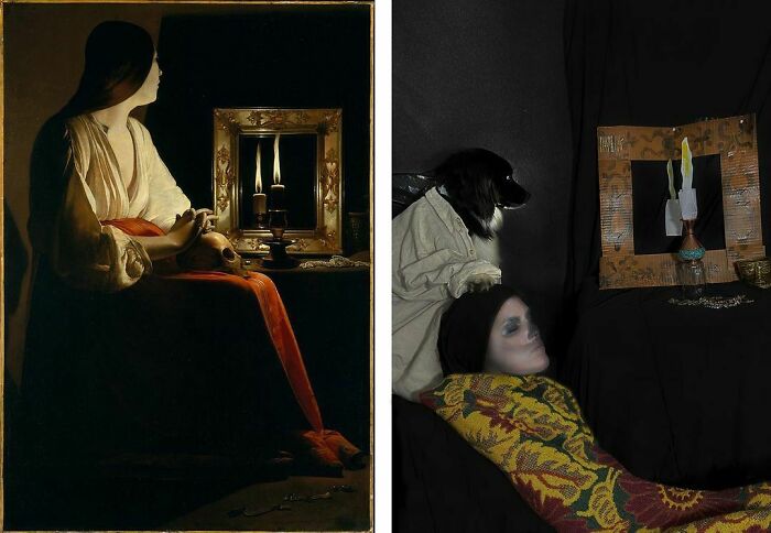 The Penitent Magdalen, 1640
the Penitent Finnegan, 2020
george’s De La Tour @metmuseum
#tussenkunstenquarantaine #betweenartandquarantine #gettymuseumchallenge