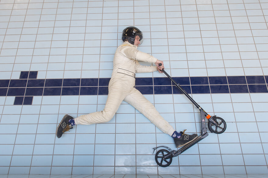 Takes Hours To Learn No Tricks! Scooter First. Time For A Jump