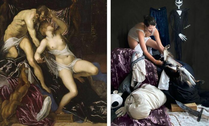 Tarquin And Lucretia, 1570-1590
tarquin And Lucretia, 2020
tintoretto @artinstitutechi
#tussenkunstenquarantaine #betweenartandquarantine #gettymuseumchallenge