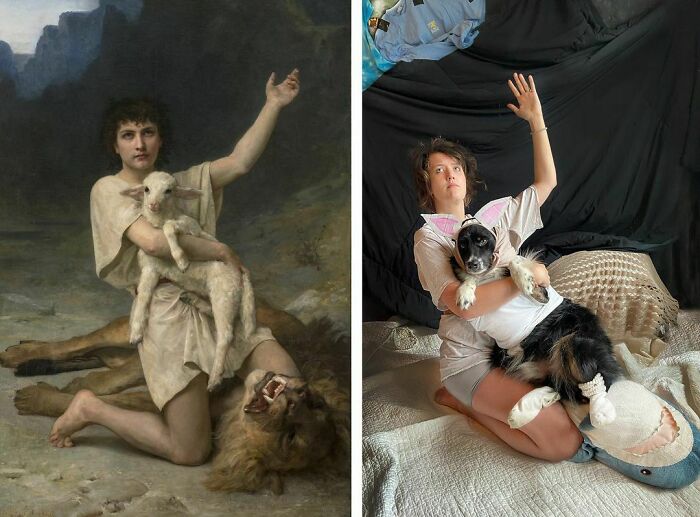The Shepherd David, 1895
the Shepherd Eliza, 2020
elizabeth Jane Gardner Bourguereau @womeninthearts
#tussenkunstenquarantaine #gettymuseumchallenge #betweenartandquarantine #nmwahalloween