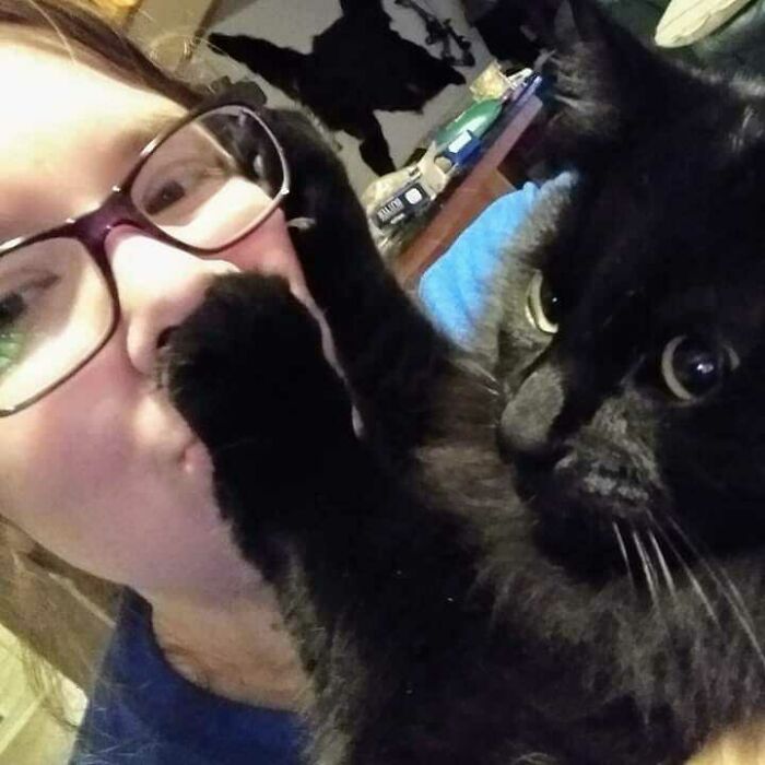 "Mom's Always Trying To Kiss, And I'm Always Trying To Stop Her"