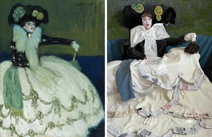 Mujer En Azul, 1901
woman In Blue, 2020
pablo Picasso @museoreinasofia
#tussenkunstenquarantaine #gettymuseumchallenge #betweenartandquarantine #picasso