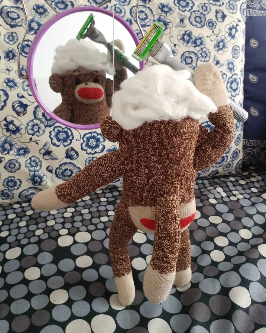 Covid-19-Entertainment-Husband-Sock-Monkey-Socky