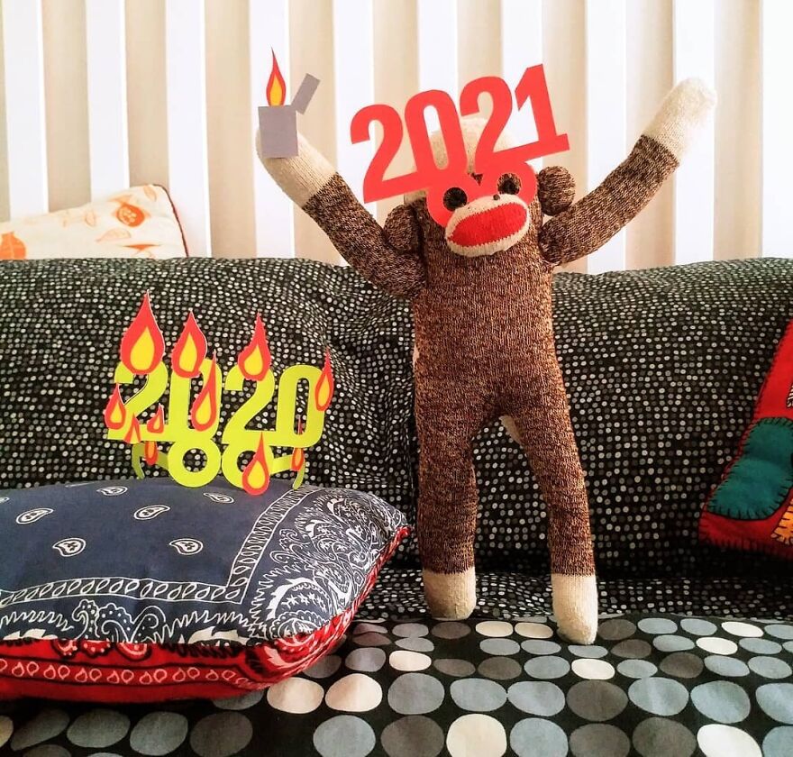 Covid-19-Entertainment-Husband-Sock-Monkey-Socky