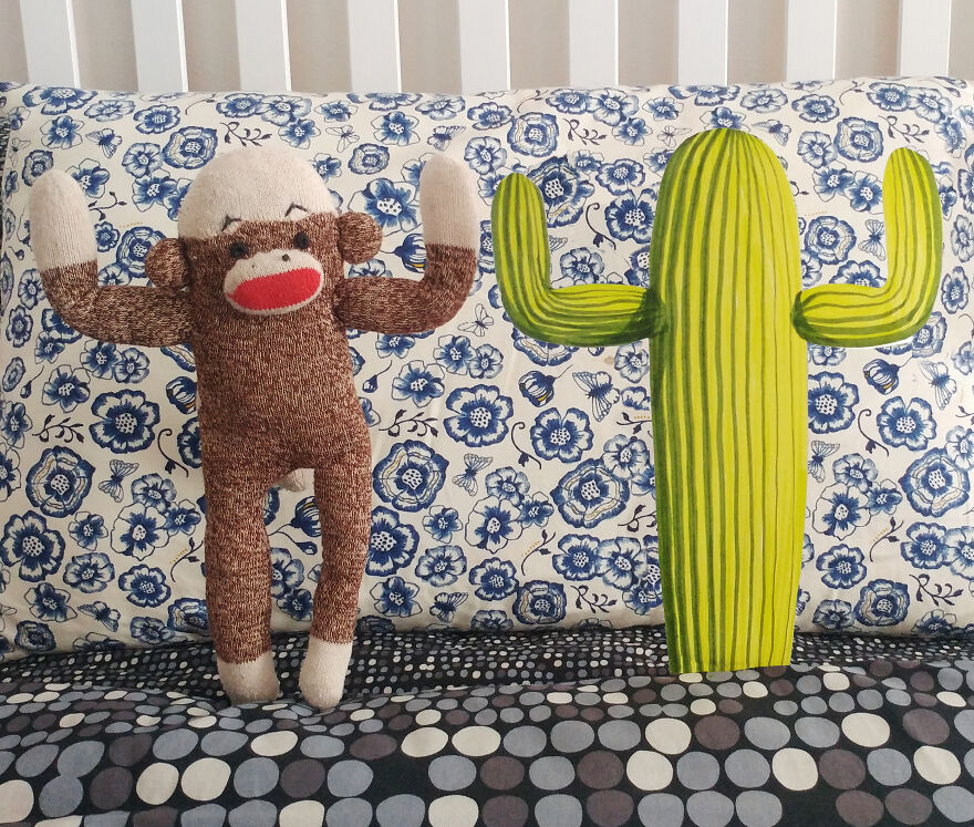 Covid-19-Entertainment-Husband-Sock-Monkey-Socky