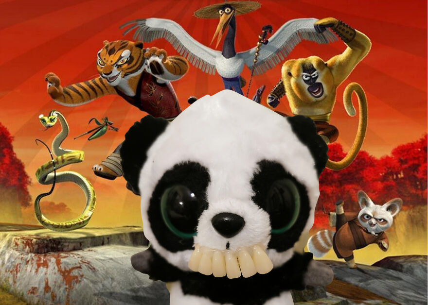 I Add Teeth Onto Soft Toys Then Put Them In Movie Scenes
