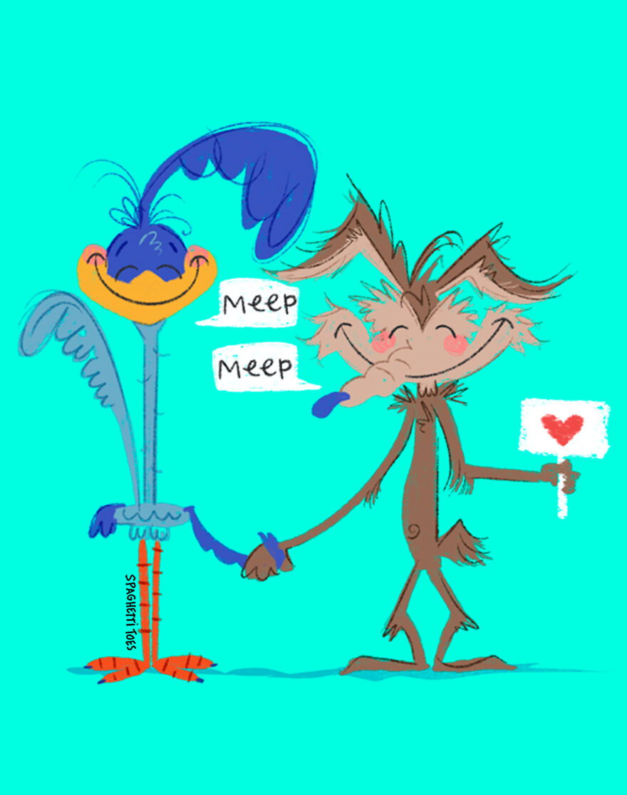 Road Runner And Wile E. Coyote