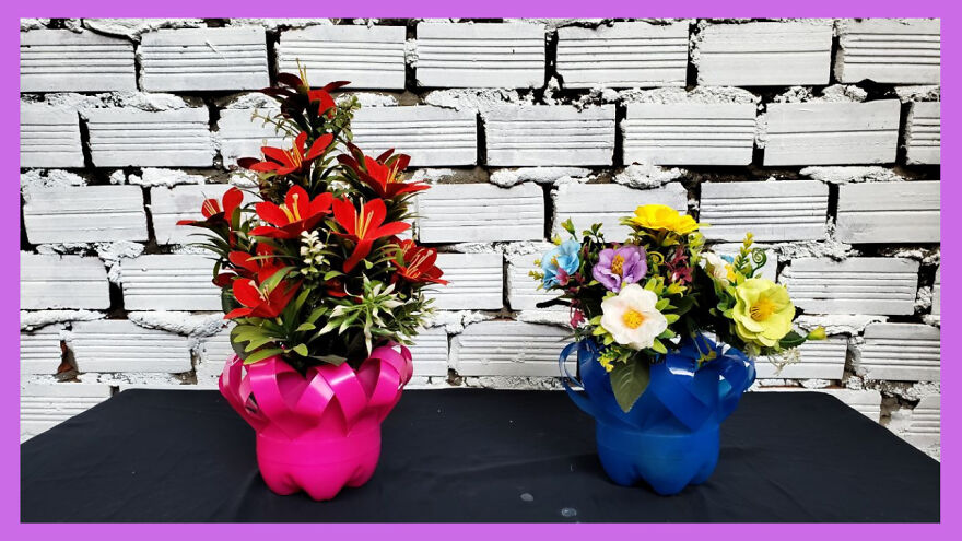 Craft Tips, How To Make Planter Pot From Plastic Bottles