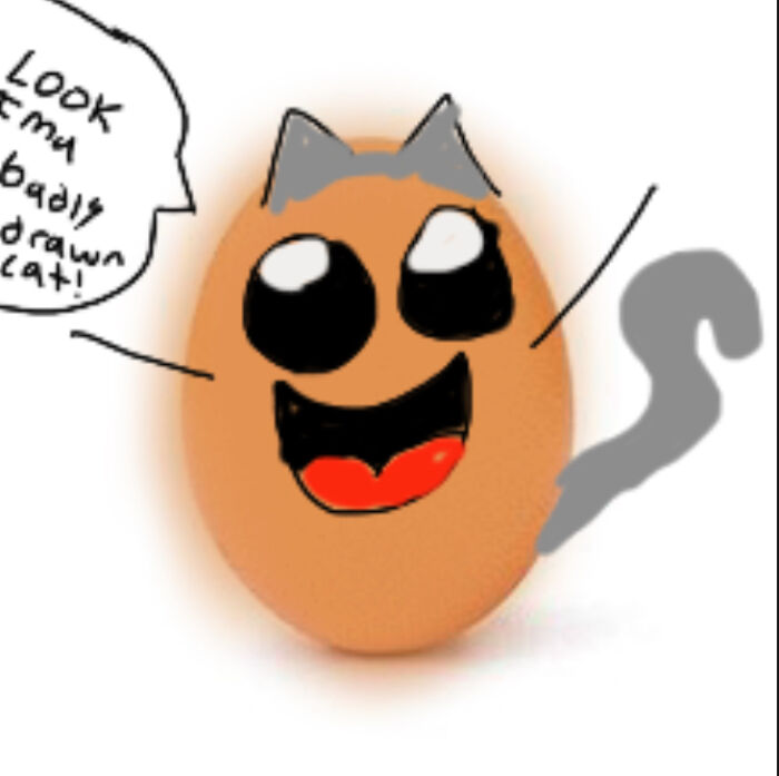 Look! Ima Badly Drawn Cat!