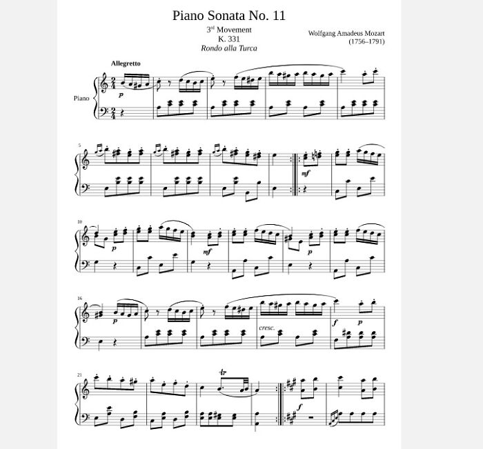 Piano! I Consider This My Second "Landmark" Piece, I Plan On Moving To Debussy Next!