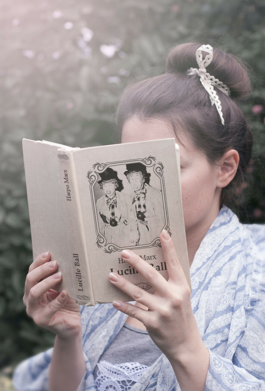 Lucille Ball And Harpo Marx